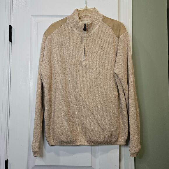 Preswick & Moore Other - Preswick &‎ Moore Men's Medium 1/4 Zip 100% Cotton Sweater